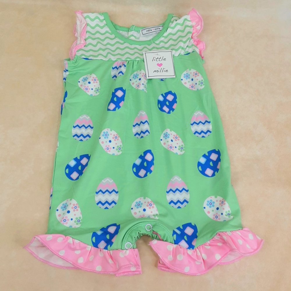 'LITTLE MILLIE' RUFFLE ROMPER - Picture 3 of 14